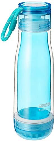 Produktbild ZOKU Trinkflasche Glass Core 475ml Teal (0.48 l)