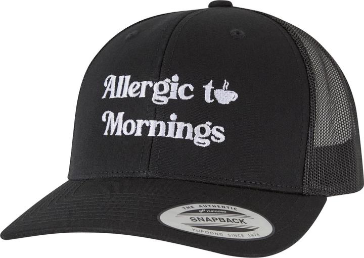 Mister Tee Allergic To Mornings Retro Trucker - 139905 (One Size)