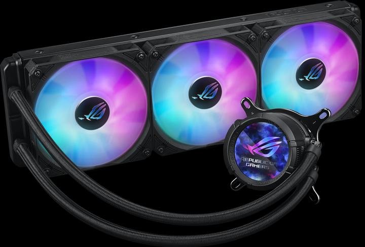 Actual product image ASUS ROG STRIX LC III 360 ARGB LCD (schwarz)
