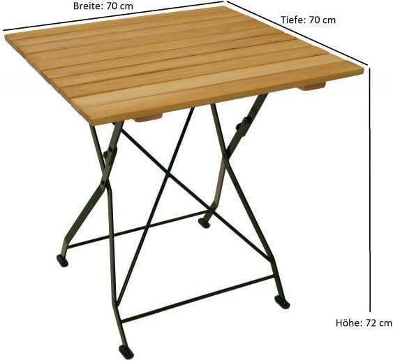 Produktbild Degamo Biergarten Sitzgruppe - Garnitur MÜNCHEN 3-teilig (70 cm)