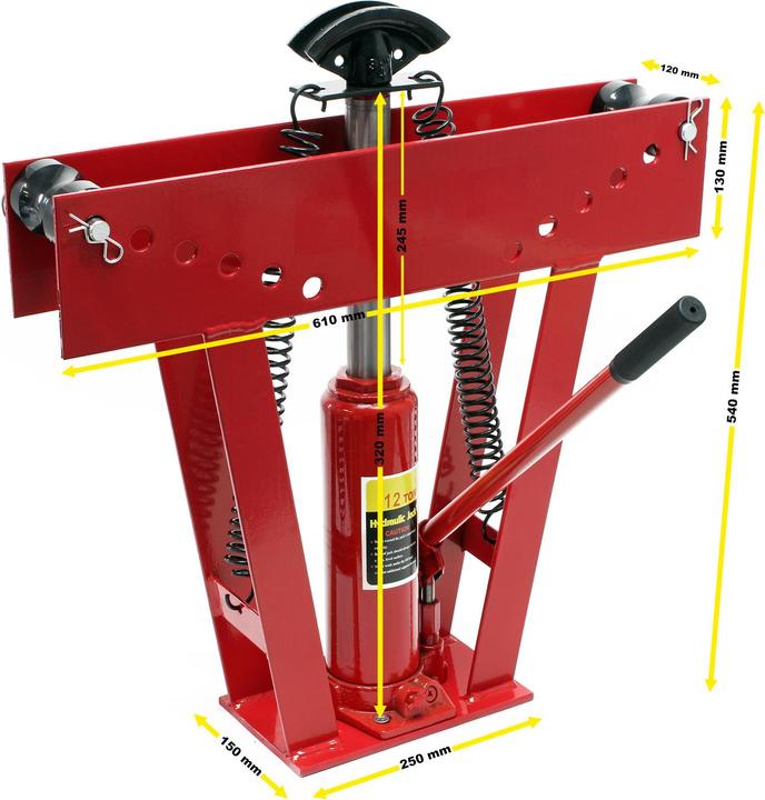 Actual product image Wiltec Tube bending machine hydraulic 12t Tube bending machine Tube bender Bending machine