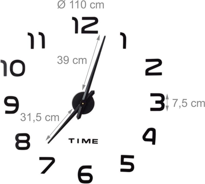 Productafbeelding Relaxdays Wanduhr (10 cm)