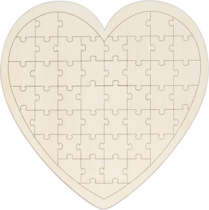 Actual product image Relaxdays Heart puzzle (49 pieces)
