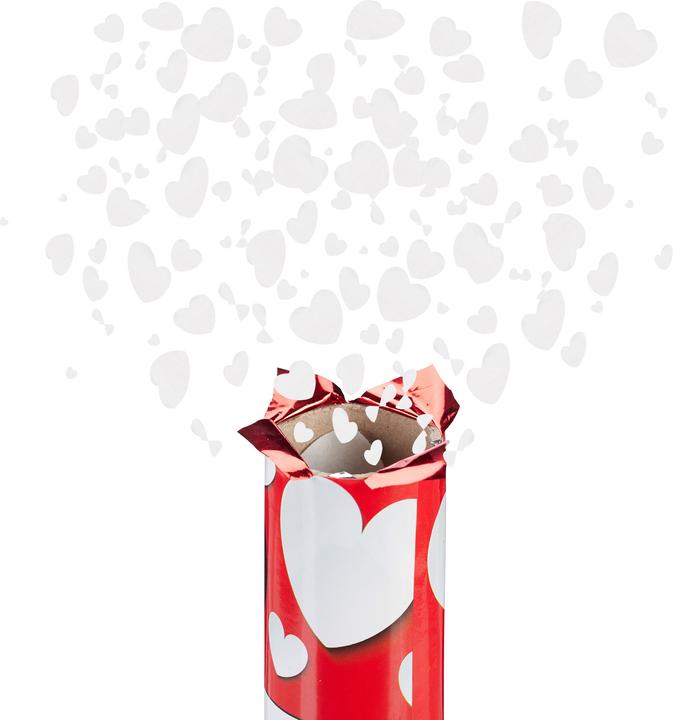 Actual product image Relaxdays 40 cm Party Popper Hearts