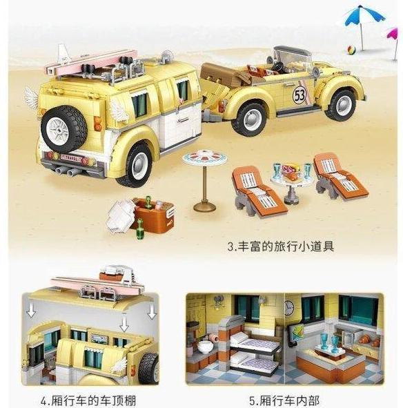 Immagine prodotto LOZ Auto con camper