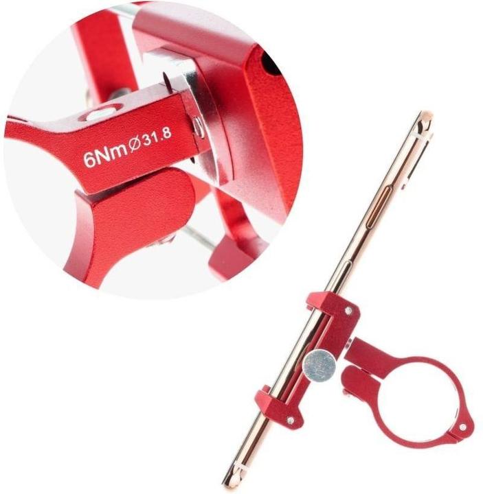 Produktbild Forcell Bicycle accessory Gub GUB bike holder for mobile phone G85 Aluminium red