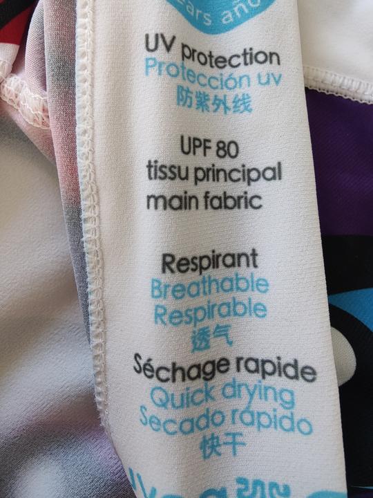 Actual product image Uvea Kids UPF 0 swim shirt Indiana clown (92, 94, 96, 98, 95 A)