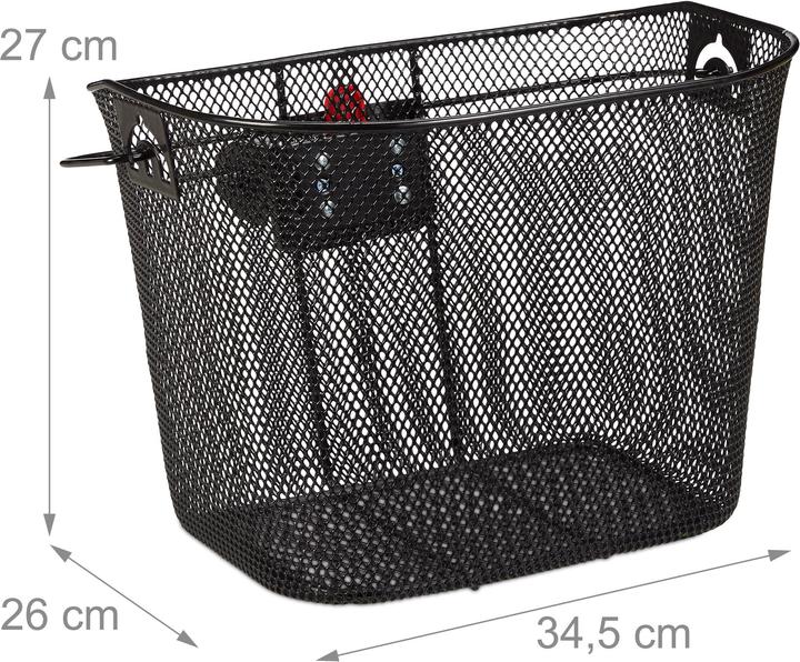 Actual product image Relaxdays Bicycle Basket Front (25 l)