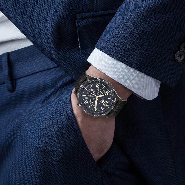 Produktbild Herren Chronograph Flight Captain Nylon Grün - 34128 (Chronograph, 43.80 mm)