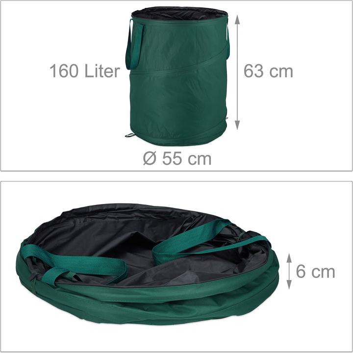 Actual product image Relaxdays Laubsack (160 l)