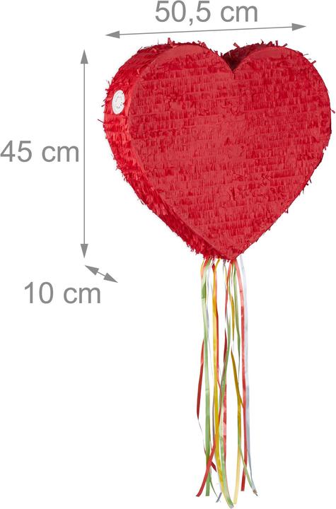 Produktbild Relaxdays Herzpinata