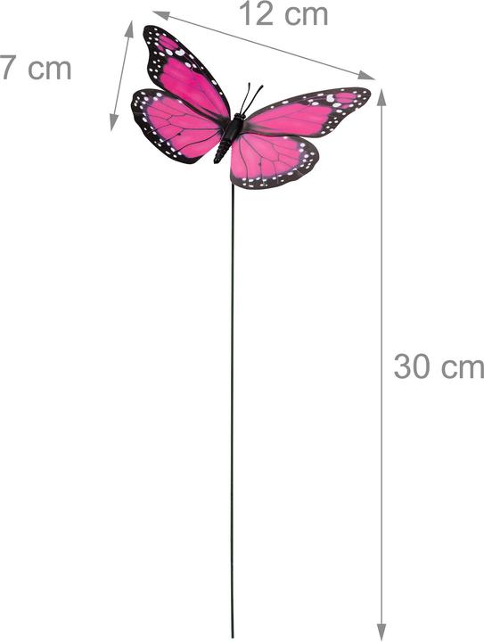 Immagine prodotto Relaxdays Gartendeko Schmetterling
