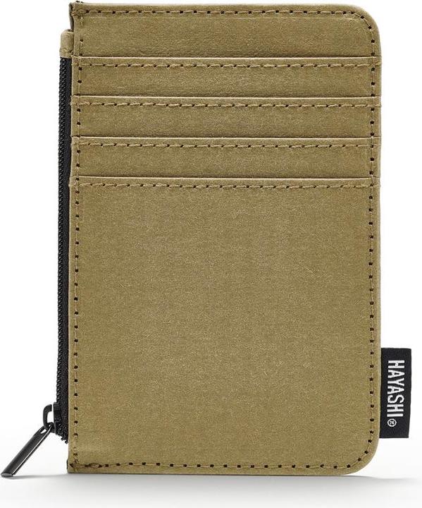 Actual product image Hayashi-UK Paper Leather Zipped Card Case