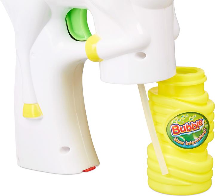 Actual product image Relaxdays Unicorn Bubble Gun