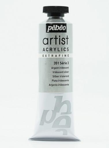 Immagine prodotto Pebeo Artist Acrylics extrafine (Argento iridescente, 37 ml)