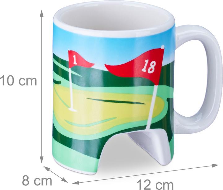 Actual product image Relaxdays Golf Cup With Putting Club (250 ml, 2 x)