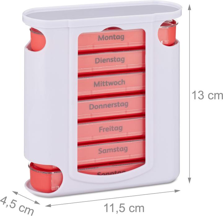 Actual product image Relaxdays Pillendose