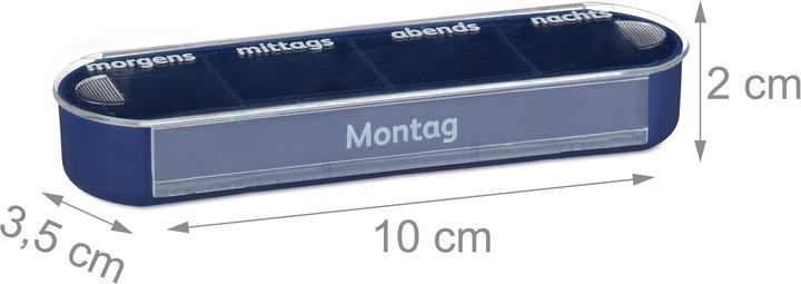 Image du produit Relaxdays Pilulier 7 jours