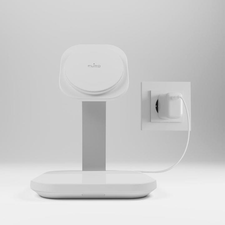 Immagine prodotto SBS Puro Magnetic Wireless Induction Charging Station 2in1 ricarica wireless + A (30 W)