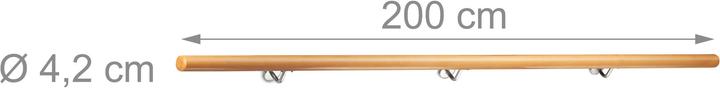Immagine prodotto Relaxdays Corrimano in legno