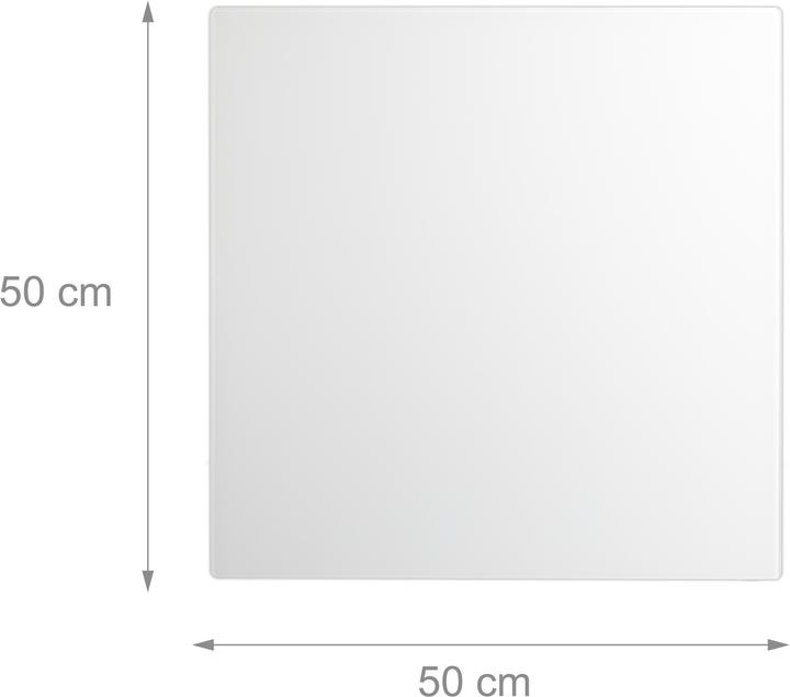 Actual product image Relaxdays Magnetic Dry Erase Board (50 x 0.4 x 50 cm)