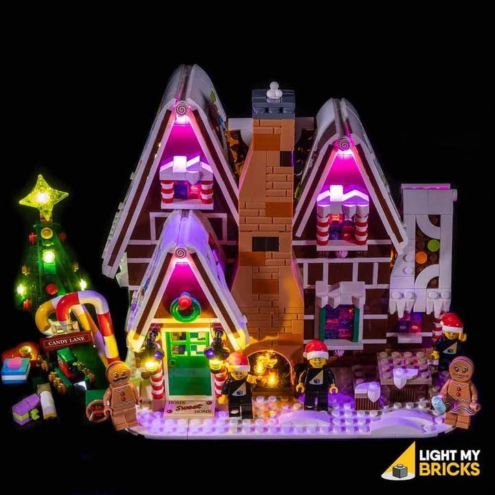 Light my bricks LED Licht Set für LEGO Lebkuchenhaus