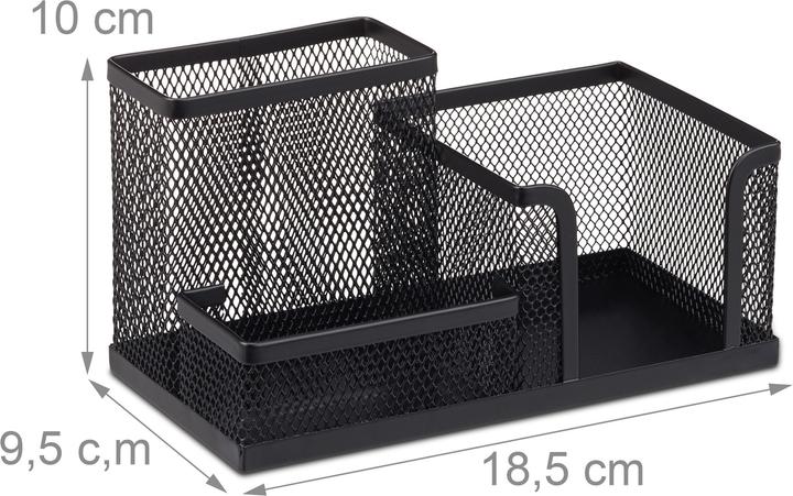 Actual product image Relaxdays Desk Organizer with Note Box