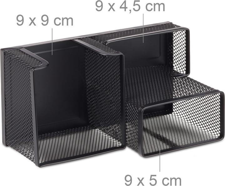 Actual product image Relaxdays Desk Organizer with Note Box