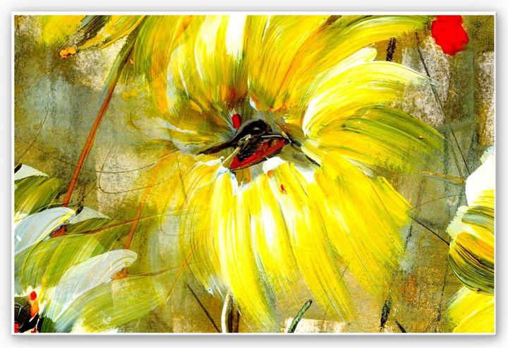 Produktbild Trenddeko Niksic - Der Raum voller Sonne und Freude (100 x 70 cm)