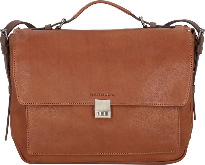Harolds Ivy Lane briefcase leather 37 cm laptop compartment