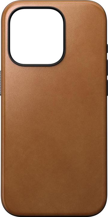 Actual product image Nomad Back Cover Modern Leather iPhone 15 Pro Rust Brown (Apple iPhone 15 Pro)