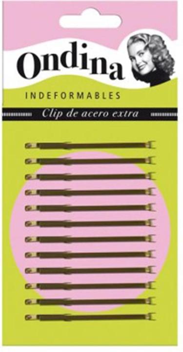Produktbild Caso Eurostil Haarpflege: Ondina Clips 70mm Bronze (12 Stk.)