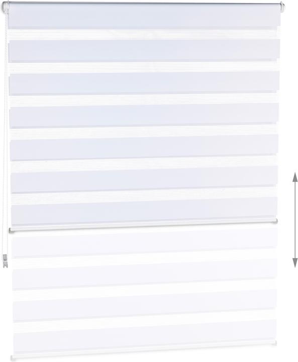 Actual product image Relaxdays Double roller blind Klemmfix (110 x 6.5 x 156 cm)