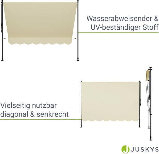 Produktbild Juskys Klemmmarkise Kapstadt (2.50 m)