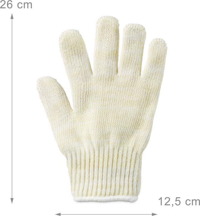 Actual product image Relaxdays Heat protection glove (Aramid)