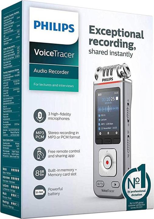 Actual product image Philips Digital Voice Tracer DVT4110 (8 GB)