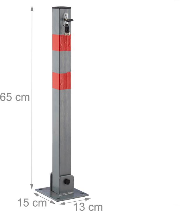 Actual product image Relaxdays Barrier posts