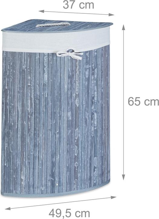Actual product image Relaxdays Corner Hamper (60 l)