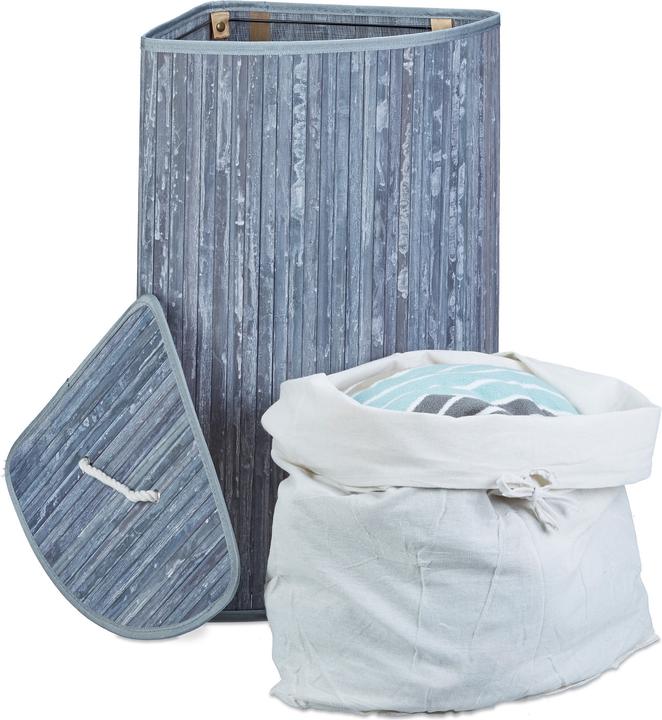 Actual product image Relaxdays Corner Hamper (60 l)