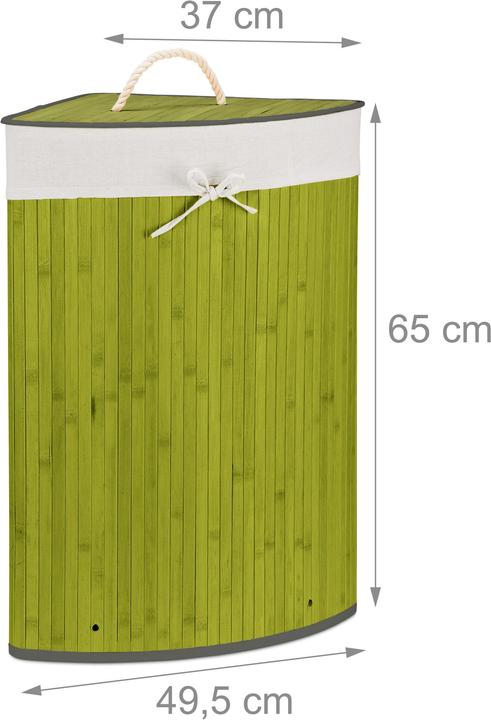 Actual product image Relaxdays Corner Hamper (60 l)