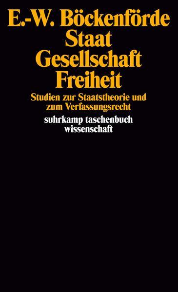 Produktbild Staat, Gesellschaft, Freiheit (Deutsch, Ernst-Wolfgang Böckenförde, 1976)
