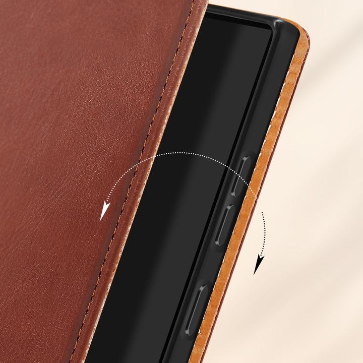 Actual product image Avizar PrestigeLeather Cover Series (Samsung Galaxy S24 Ultra)