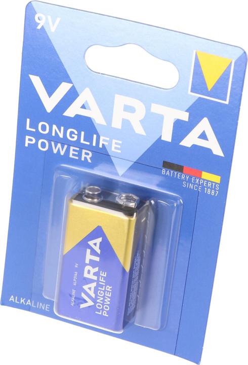 Produktbild Varta LONGLIFE Power (1 Stk., 9V Block, 580 mAh)
