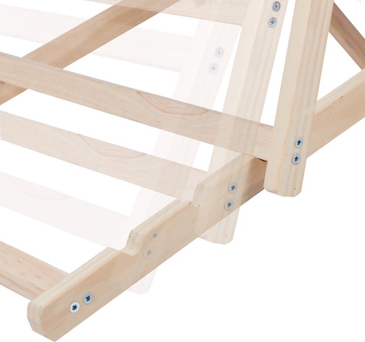 Immagine prodotto Relaxdays Sdraio legno, pieghevole (93.50 cm)