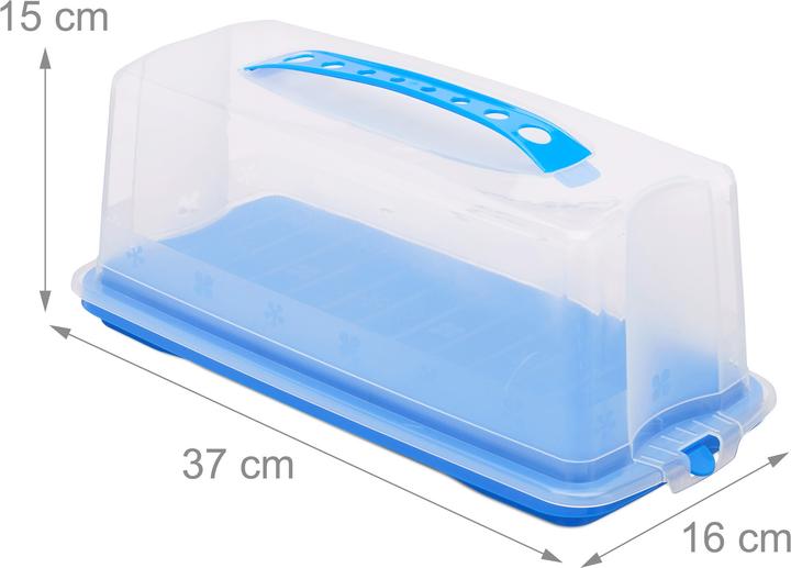 Actual product image Relaxdays Rectangular Cake Carrier