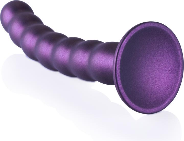 Actual product image Ouch! Beaded Silicone G-Spot Dildo - 8" / 20.5 cm