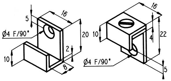 Produktbild effeff Spiegelhalter (1 Stk.)