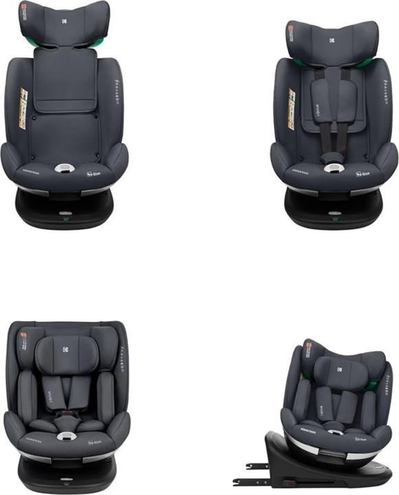 Actual product image Kikkaboo i-Drive i-Size child seat (Reboarder, ECE R129/i-Size Standard)