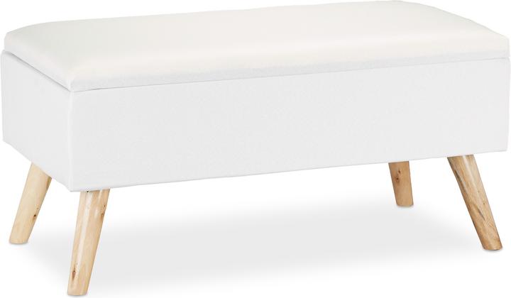 Actual product image Relaxdays Hallway Storage Bench, Padded (79.50 cm)