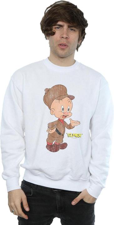 Immagine prodotto Looney Tunes Elmer Fudd Distressed Felpa Uomo (XXL)